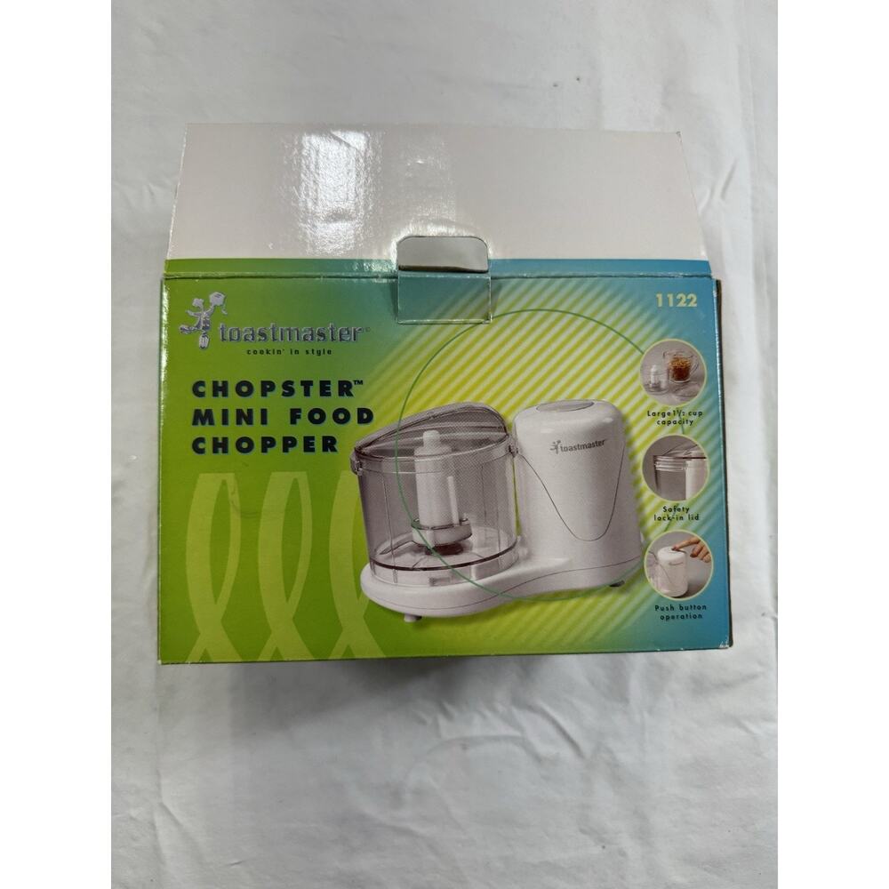 Toastmaster. Mini Food Chopper. Brand New. Model 1122. Very Good Condition.